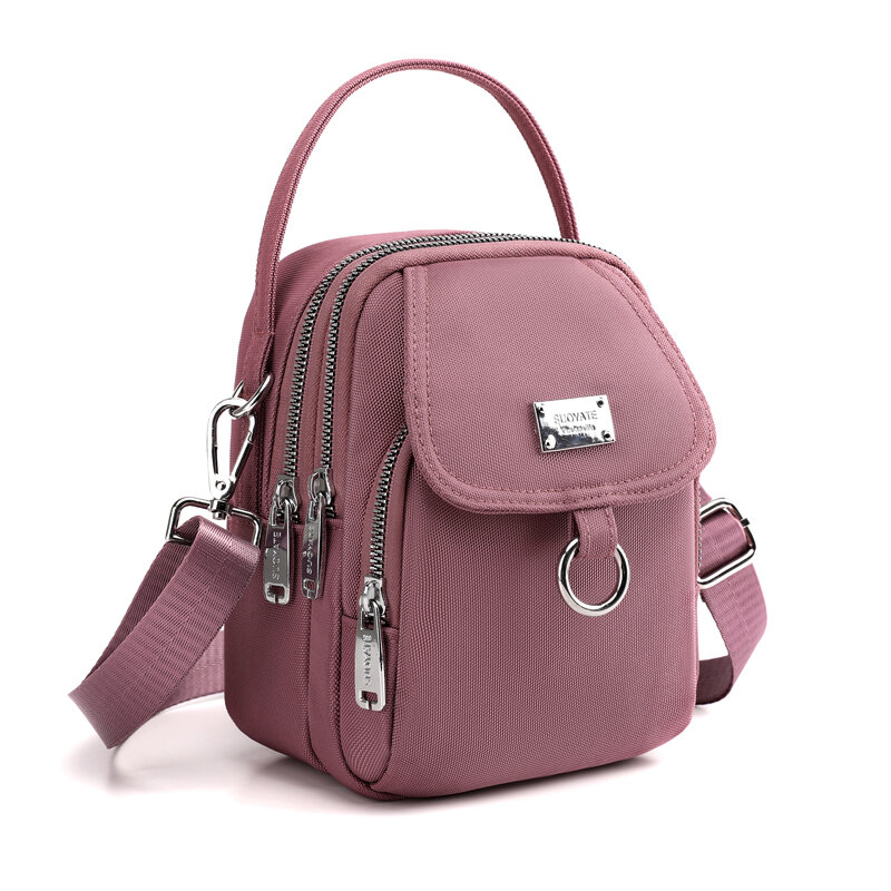 女性用ミニショルダーバッグ,3層,上質,耐久性のある生地,女の子用小さなハンドバッグ,かわいいスタイル,ミニハンドバッグ,電話バッグ