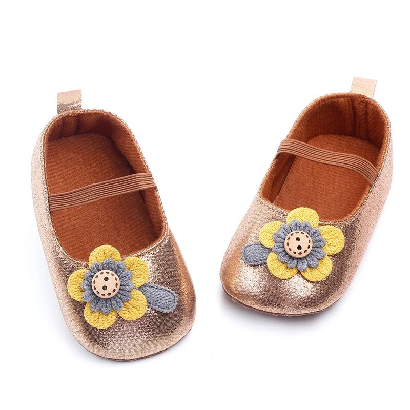 2020 słonecznik buty dziecięce miękkie podeszwy dziecięce buty dziewczęce antypoślizgowe buty dziecięce Princess Walker