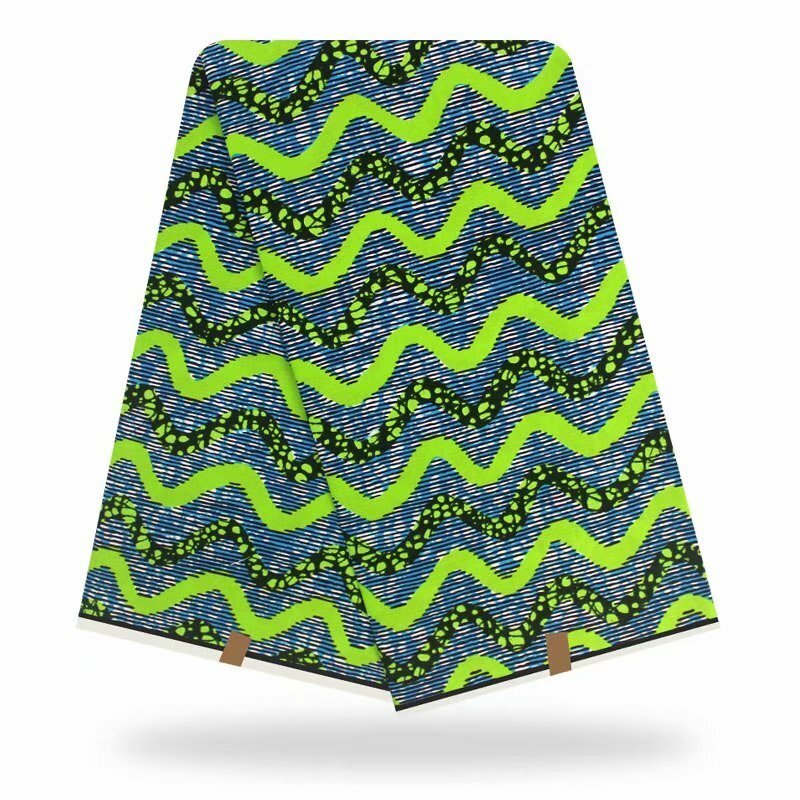 African Wax Prints Fabric Ankara Binta RealWax High Quality 6 yards/lot African Fabric for Party Dress