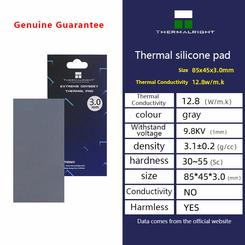 Thermalright ODYSSEY almohadilla de silicona para disipación de calor CPU/GPU, tarjeta gráfica, almohadilla térmica, placa base, almohadilla de grasa de silicona, varios tamaños