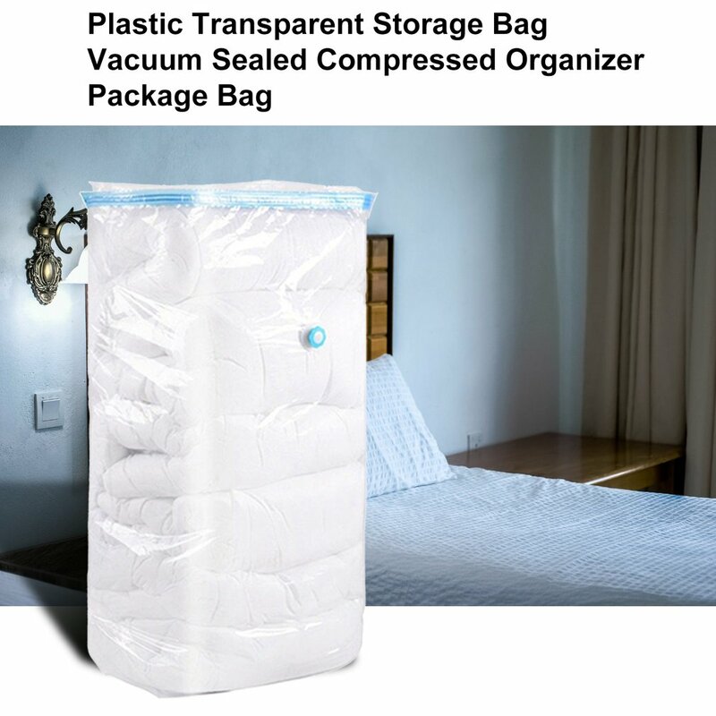 Saco de poupança de espaço armazenamento vácuo selo comprimido organizador pacote saco para viagem sacos de natação quente