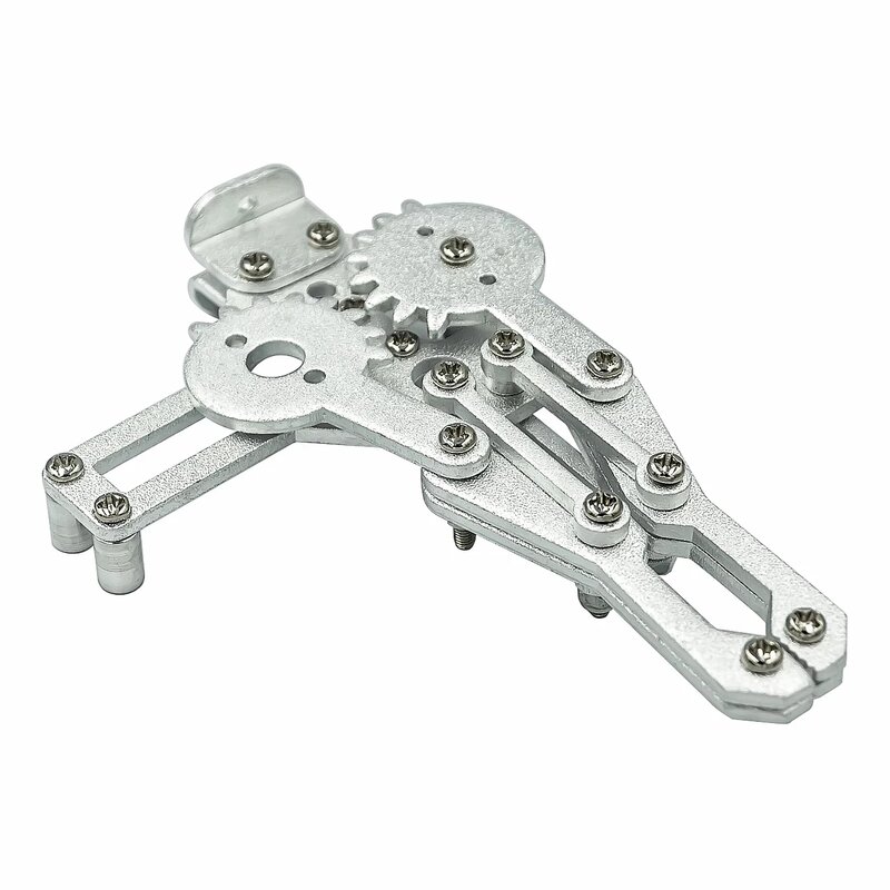 1set metallo braccio robotico pinza Robot manipolatore artiglio meccanico accessorio Robot per modello robotico giocattolo cingolato fai da te