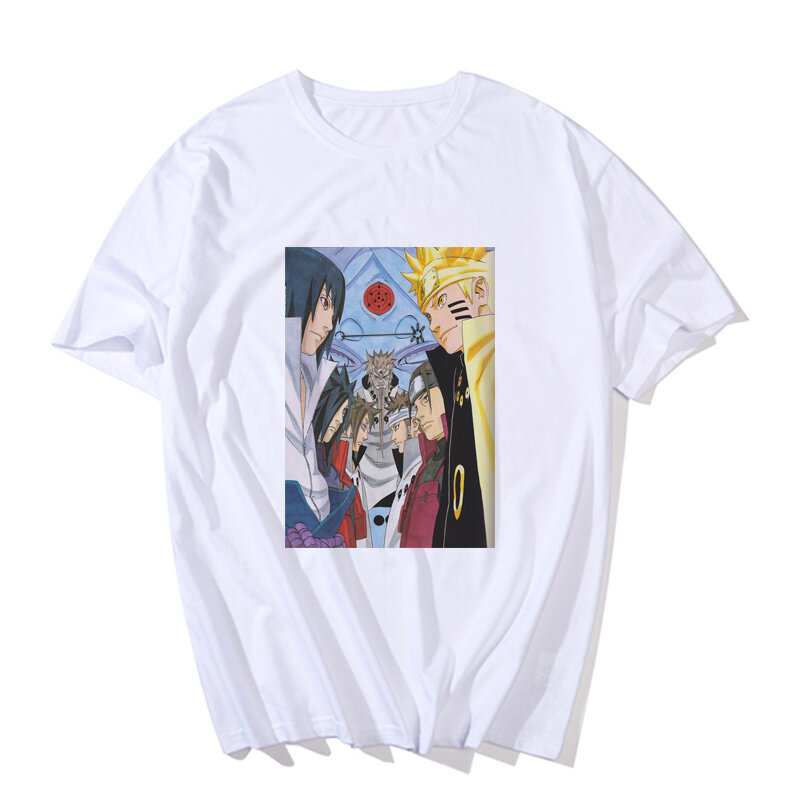 Camiseta feminina do anime naruto akatsuki, camiseta feminina fantasia de verão camisetas