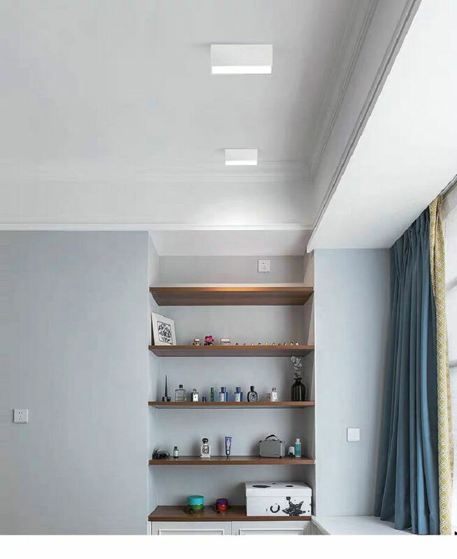 Luz LED empotrada de techo montada en superficie, foco nórdico para vestíbulo interior, sala de estar, AC85-265V, 10W