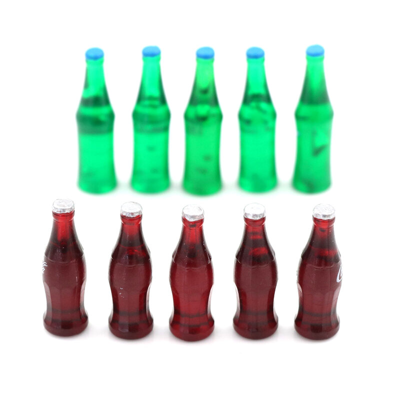 زجاجات مياه صغيرة دمية دمية مصغرة الغذاء دمية المطبخ غرفة المعيشة اكسسوارات الاطفال هدية اللعب جديد