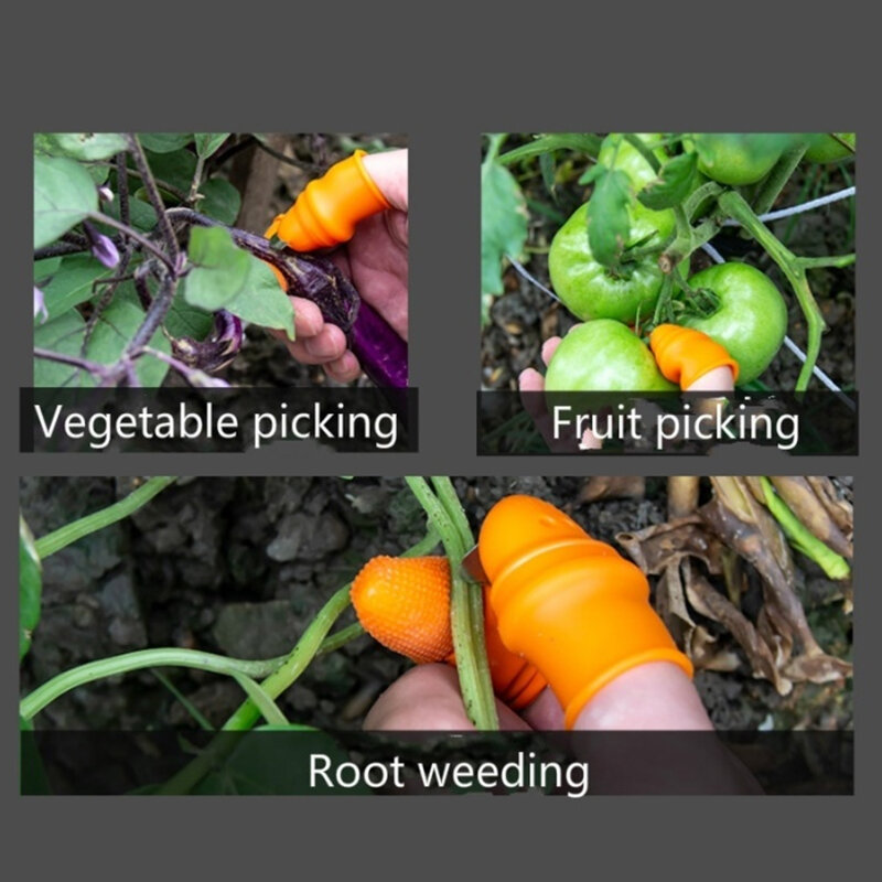 Poda manual para horticultura, herramienta para recoger fruta de jardín, separación de pulgar, cuchillo, dedo