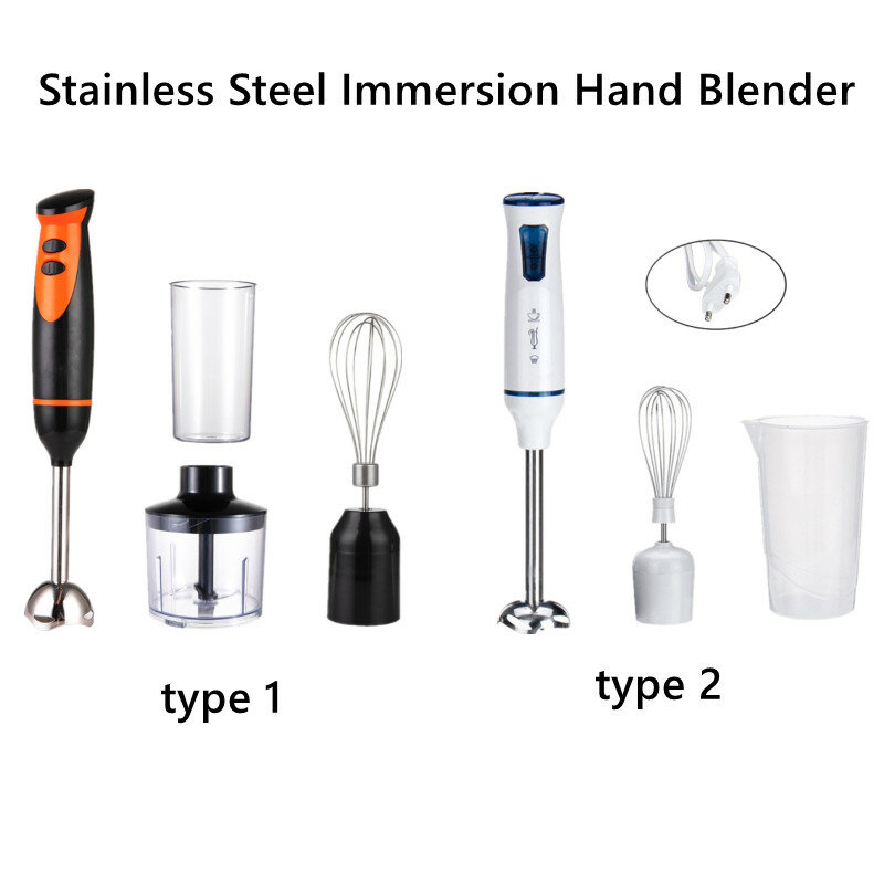 4-in-1 Multifunctional Hand Blender 220-240V, 300W Immersion Mixer, Chopping Bowl,Shaker Glass,Whisk Blender Cup Set