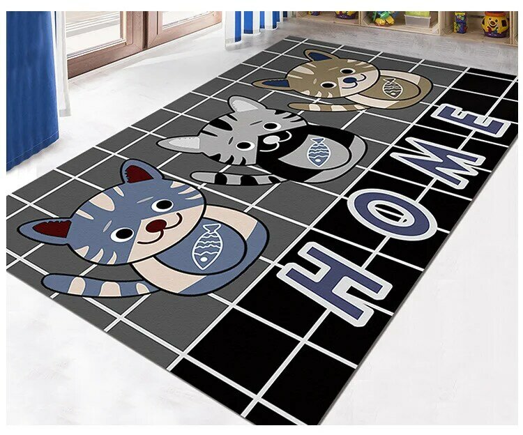 Schwein/Kaninchen Teppich 3D Gedruckt Teppich Platz Anti-Skid Bereich Boden Matte Teppich Non-slip Matte Esszimmer wohnzimmer Weichen Teppich 04