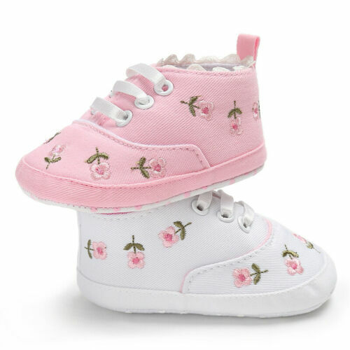 Lioraitiin ฤดูร้อนเด็กทารกนุ่มผ้าใบเด็กวัยหัดเดินน่ารักรองเท้าดอกไม้รองเท้า