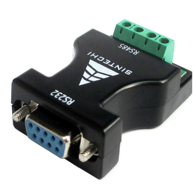 Conversor taidacent serial meia-dupla, conector ethernet rs485 para db9 industrial rs232 para rs485
