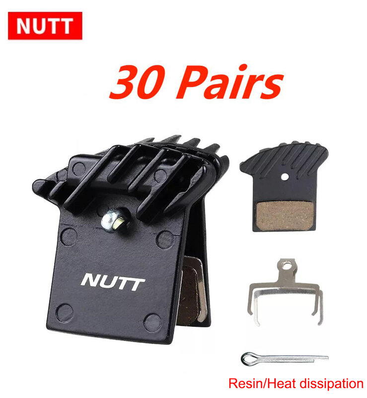 Nutt-油圧式マウンテンバイクディスクブレーキ,冷却付き油圧ブレーキパッド,熱放散,セミメタルアクセサリー