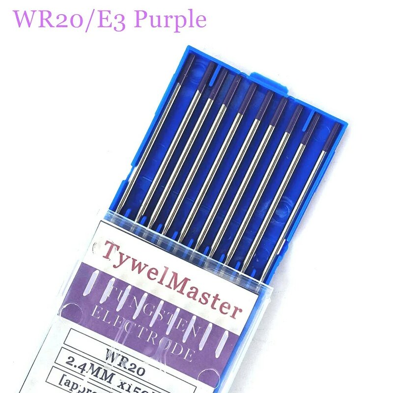 TIG saldatura elettrodi di tungsteno bacchette per saldatore WT20 WL20 WL15 WZ8 WR20 E3 per WP26 WP17 WP9 torcia TIG