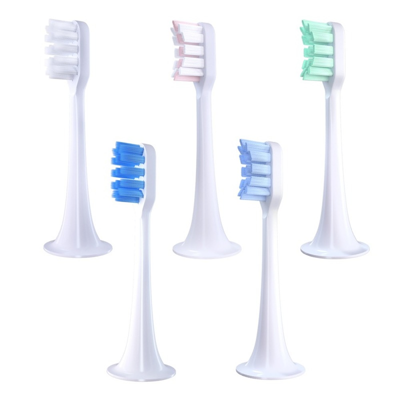 Juego de cabezales de repuesto para cepillo de dientes eléctrico Xiaomi Mijia T300/T500, boquillas DuPont suaves, regalos, 4 Uds.