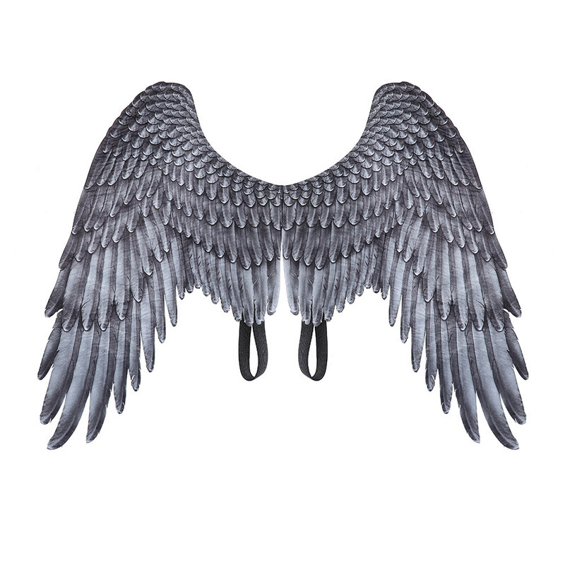 Alas de Diablo y Ángel en 3D para Halloween, accesorios de Cosplay para fiesta temática de Mardi Gras, disfraz de alas grandes para niños y adultos