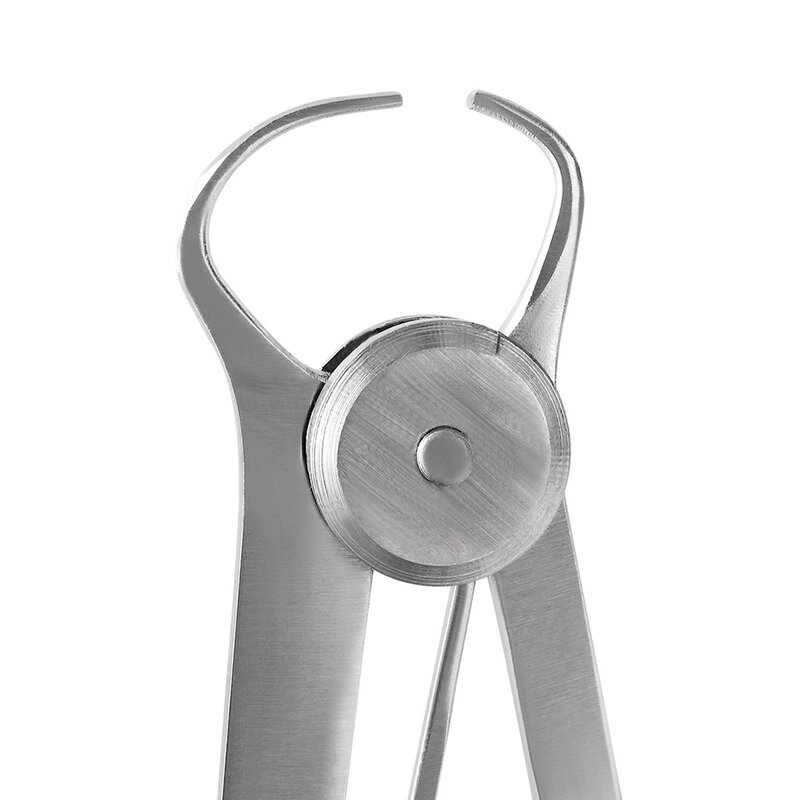 Regla Dental de Metal para cuidado bucal, calibrador triangular Autoclavable de espesor quirúrgico, herramientas de medición de acero inoxidable