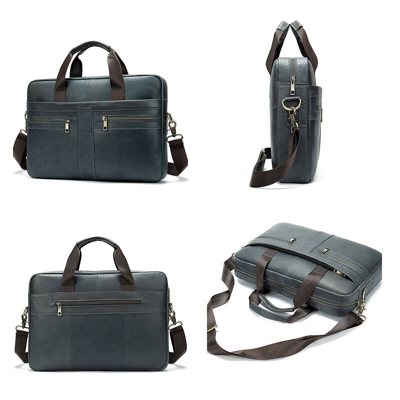 Мужской деловой портфель, сумка на плечо для ноутбука 14 дюймов, дорожная сумка, мужские сумки-тоуты высокого качества, компьютерные сумки