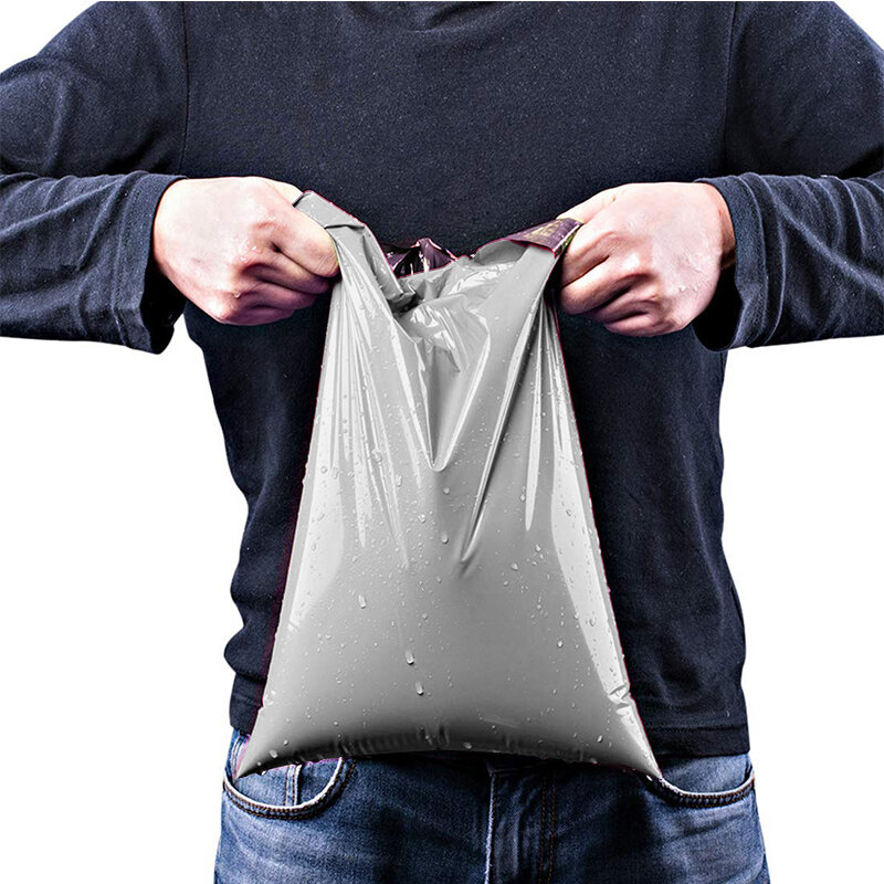 10 sztuk srebrne torby samoprzylepne Post torebki wysyłkowe pakiet Mailer klej uszczelnienie torby pocztowe torby na prezenty kurier przechowywania torby przewozowe
