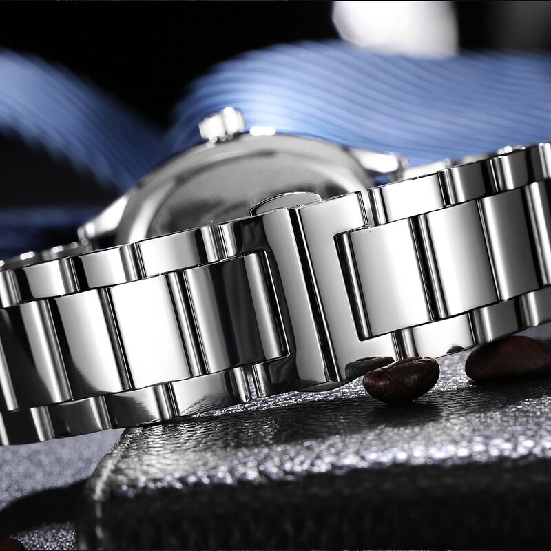 Oubaoer-メンズクォーツ時計,メンズ腕時計,さまざまな色のナイロンブレスレット,数色,ギフト2023