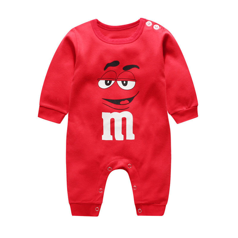 2023 tanie kostium jesień bawełniane ubrania chłopięce Romper noworodka ubranie dla dziewczynki niemowlę kombinezon Cartoon odzież domowa piżamy 0-24m