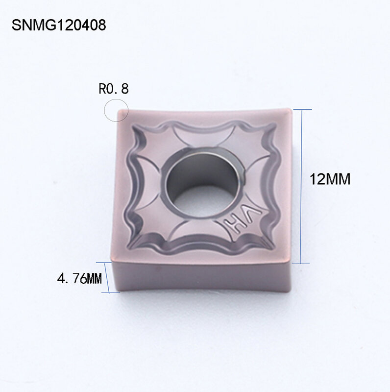 Inserção 100% original de alta qualidade snmg120404 snmg120408 ha pc9030 cnc torneamento externo ferramenta carboneto inserção para aço inoxidável