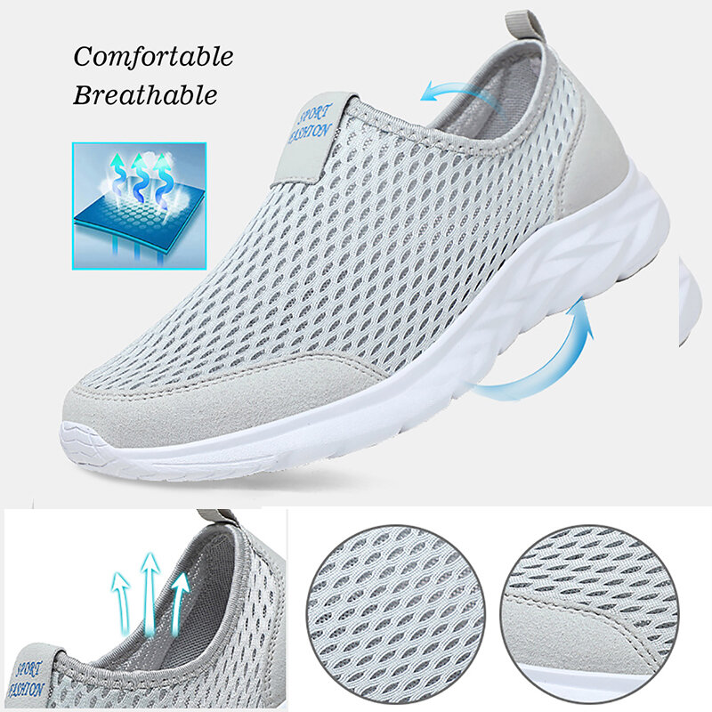 Big Size 48 Running Shoes Summer New Men Outdoor Breathable Sports Shoes Non-Slip Shoes Brand Men Water Sneakers Fitness Shoes