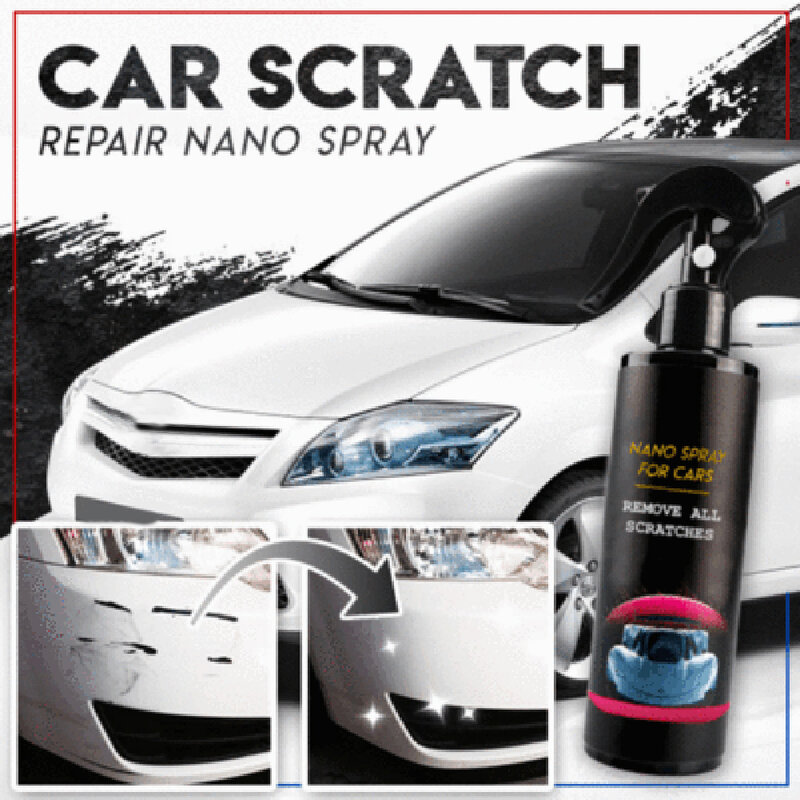 Nano spray para reparo de arranhões de carro, revestimento cerâmico, selante para pintura de carro remove qualquer arranhão e marca b99
