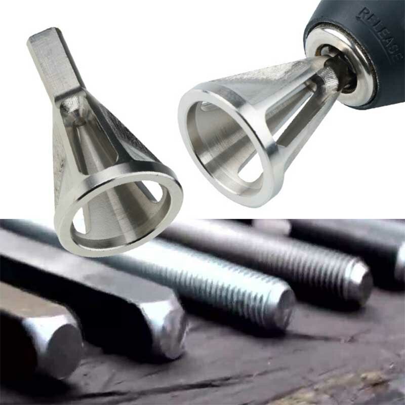 ZK30 2020 Newest Deburring External Chamfer Tool CR12MOV Remove Burr Tools for Metal Drilling Tool Repair Damaged Bolt