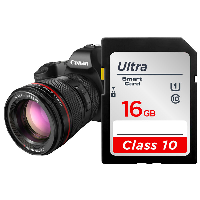 Сверхоригинальная SD-карта 16 ГБ 32 ГБ SDV10HC 64 Гб 128 ГБ SDV10XC Class10 карта памяти C10 FULL HD Video USH-1 для камеры