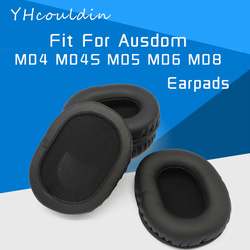 Almohadillas de repuesto para auriculares Ausdom, Material de cojines para los oídos, M04, M04S, M05, M06, M08
