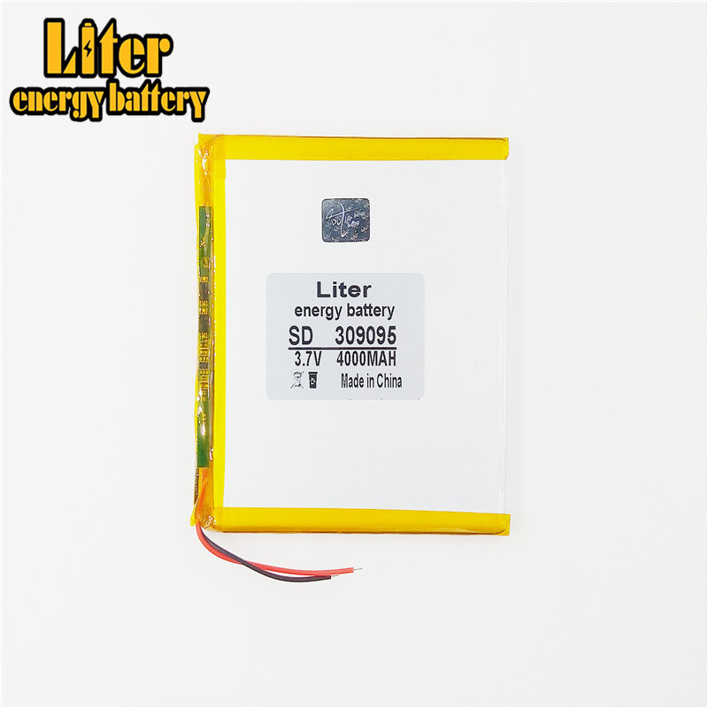 Mejor batería marca tamaño 309095 3,7 V 4000mah, batería de litio de polímero para tabletas con tablero de protección para PDA Uds. Digital Prod
