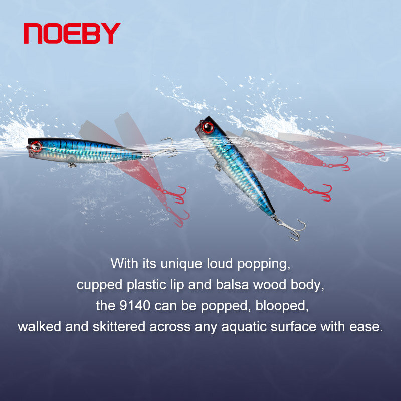 Noeby-صنعة صيد سمك السحر للمياه العذبة والمياه المالحة الصيد ، wobblers ، طويلة الصب ، الطعوم الصلبة ، 105 مللي متر ، 24g