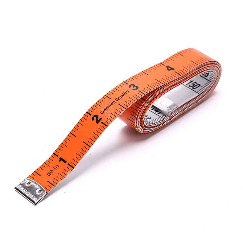 Измерительная лента, 60 дюймов, 1,5 м, рулетка для измерения размеров тела, для шитья, миниатюрная, мягкая, плоская линейка, сантиметр, измерительная лента для шитья