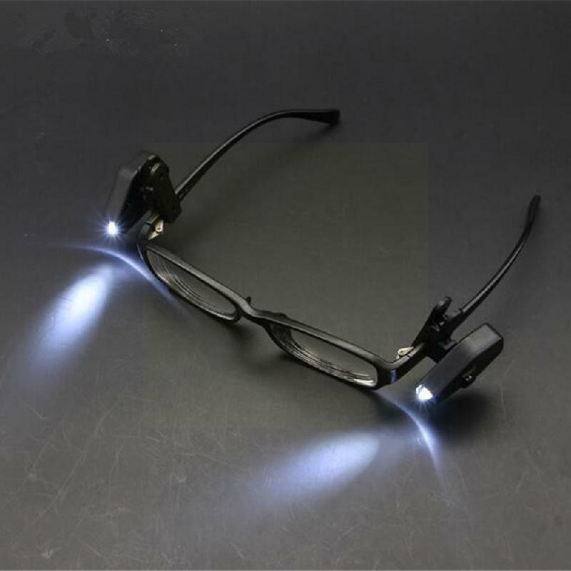 Einstellbare Mini Led Lesen Licht Neue LED Brille Universelle Laterne Tragbare Lese Lampe Licht Clip Buch Flexible Buch Auge S3O4