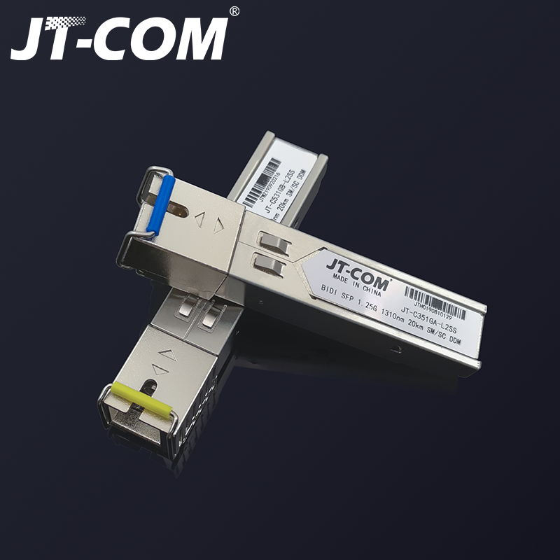 Giao hàng miễn phí! 2 mô-đun SFP SC Kết nối Gigabit DDM BIDI mini gbic 1000Mbps Sợi đơn SC SFP Cáp quang thu phát Otdr Mô-đun tranceiver quang 5-120km Tương thích với Mikrotik Cisco TP-Link Switch