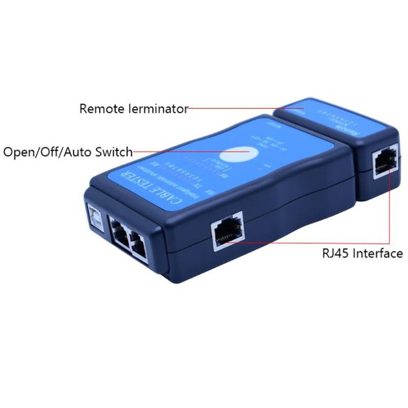 2021 HOT M726AT Tester per cavi LAN USB RJ45 RJ11/RJ12 rete Ethernet CAT5 UTP PC multi-modulare