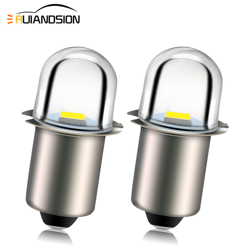 Сменные светодиодные лампы RUIANDSION 2835SMD P13.5S PR2, комплект для преобразования светодиодных фонарей Fot C/D, фонарифонарь, 3 в, 4,5 в, 6 в, 12 В, 18 в, 6000 К, лм, 2 шт.