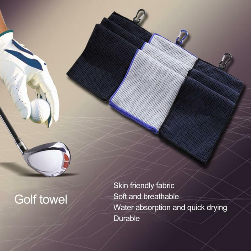 実用的なアクセサリー-ゴルフトレーニングゴルフクリーニングタオルゴルフタオル用バックル付きヒントレスゴルフクラブタオル