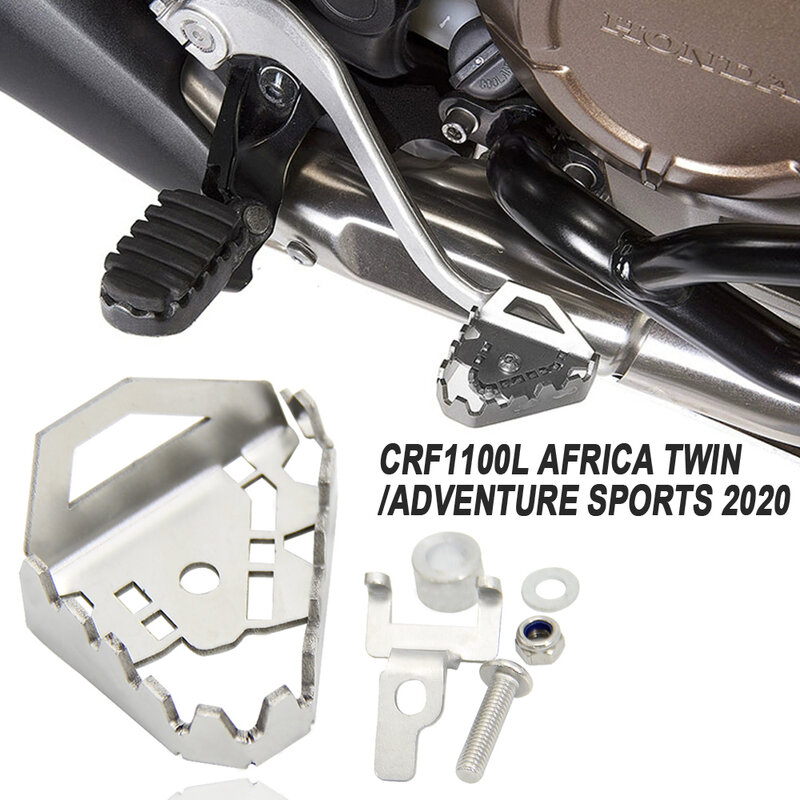 Extensión de palanca de freno para Honda CRF1100L Africa Twin CRF 1100 L Adventure Sports 2020, extensor de placa de punta de paso, nuevo
