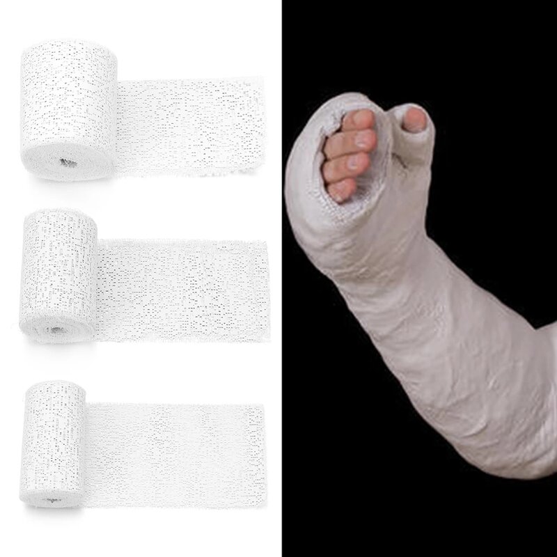 Medical plaster bandage, breathable and tasteless emergency muscle bandage, used for fracture fixation, gauze outdoor emergency