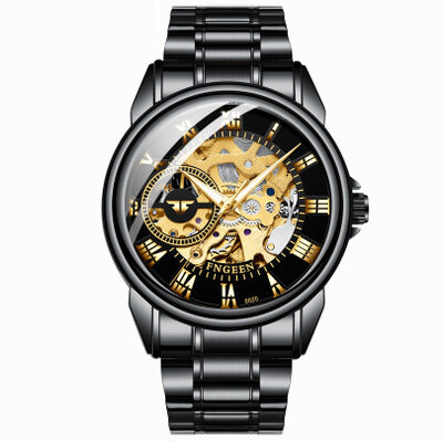 Fngeen 0020 casal relógios neue automatische mechanische marke uhr wasserdicht modo-negócios relógios de pulso de luxo