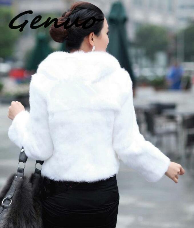 Womens magro curto seção falso casaco de pele tamanho grande moda feminina outwears pele do falso chaqueta mujer immitation casaco de pele