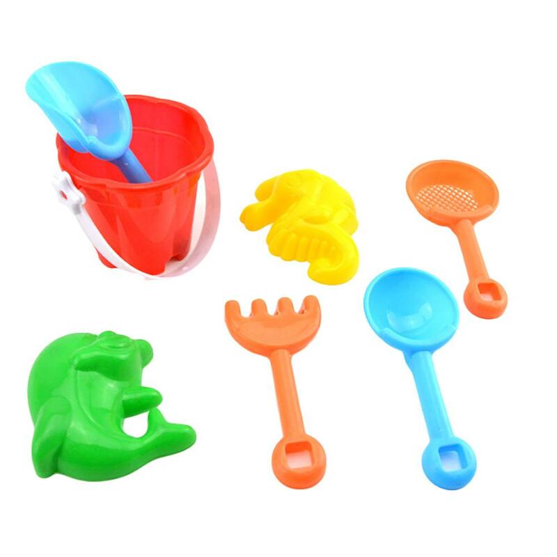 kids toys 7Pcs Mini Kids Beach Sand Rake Bucket Kit Shovel Molds Garden Sandpit Play Toy gift for children