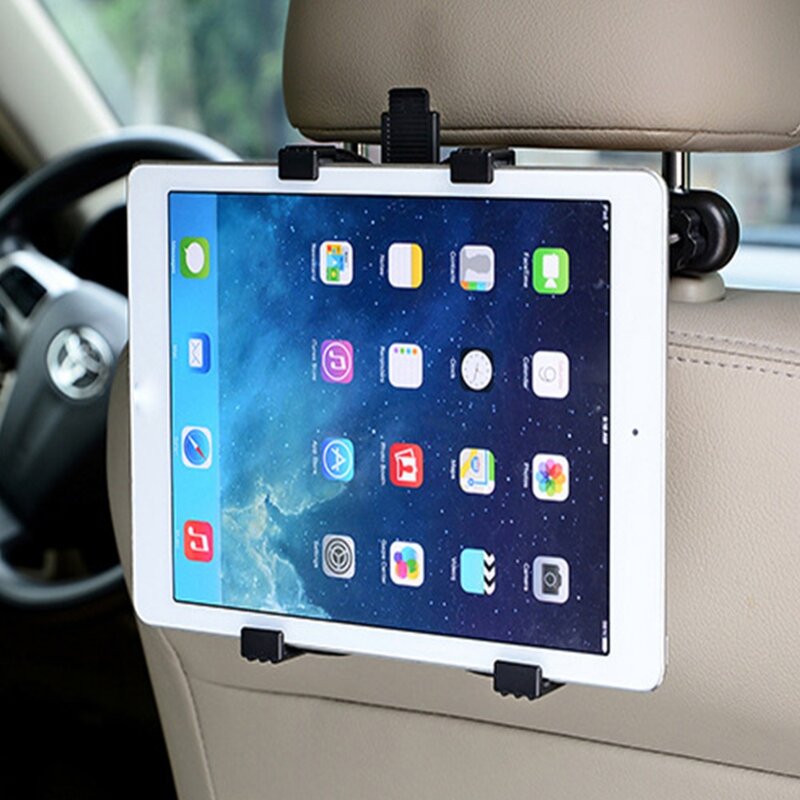 Support de tablette télescopique universel pour siège de voiture, pince de support rapide, accessoires de tablette, T1 pour iPad Galaxy