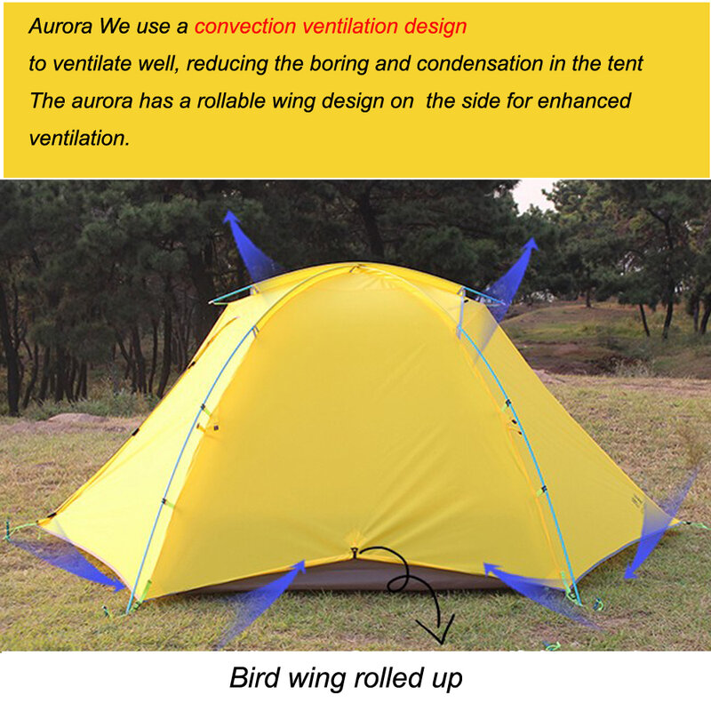 ASTA GEAR Aurora 2 camping tent ul tent backpacking tent