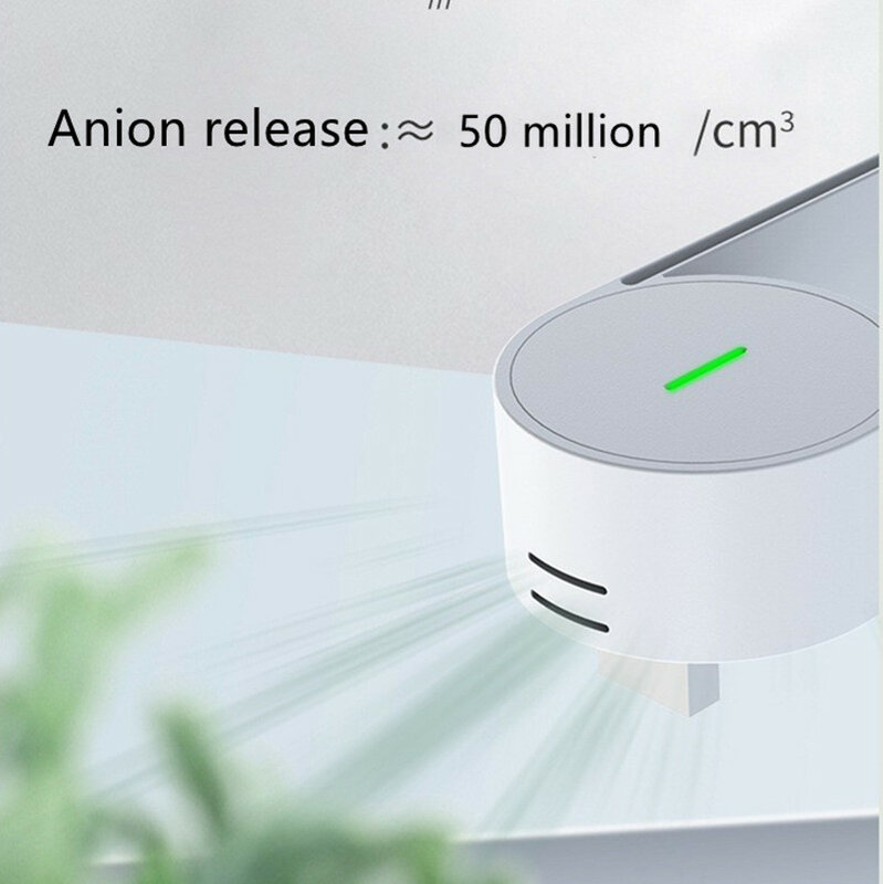 Oczyszczacz powietrza domowego USB Generator anionów dezodorujący w toalecie Generator tlenu formaldehydu oczyszczacz powietrza