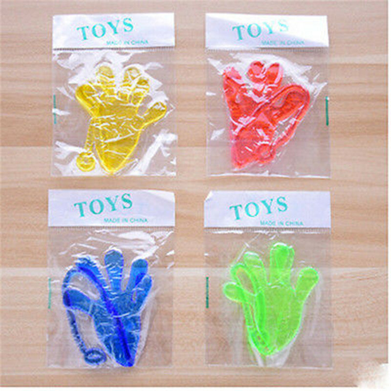 Elastic Sticky Slap Hands Palm Toy Kid Party Favors Gift Gags Practical Jokes Elastic Sticky Squishy Slap Hands Palm Toy