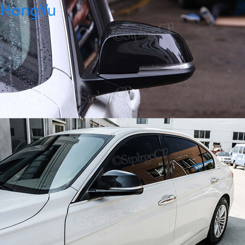 For BMW 6 Series Carbon fiber pattern rear view mirror cover F06 F12 F13 2013 2014 2015 2016 Modified rear view mirror cover