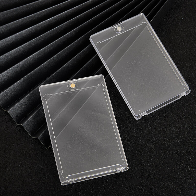 1 ultra-pro um-toque forte magnético 35pt uv cartão suportes acrílico caso protetor claro