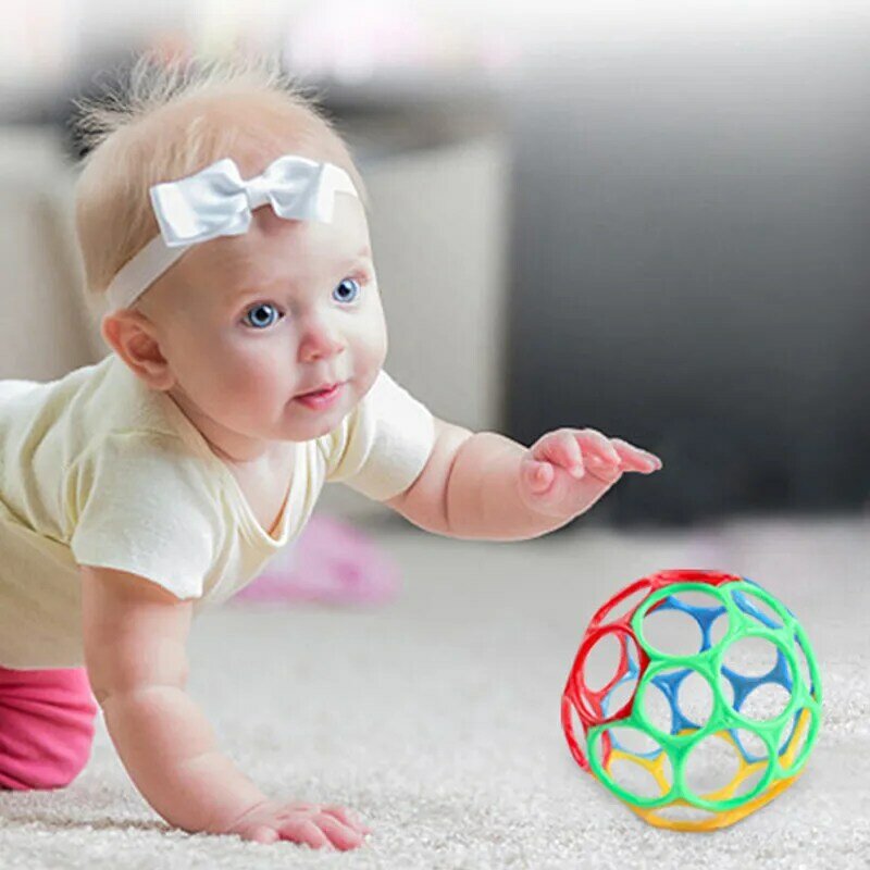 赤ちゃんのための教育玩具,新生児用のボールをつかむためのガラガラ,ベビーカー,安全な柔らかいベビーベル