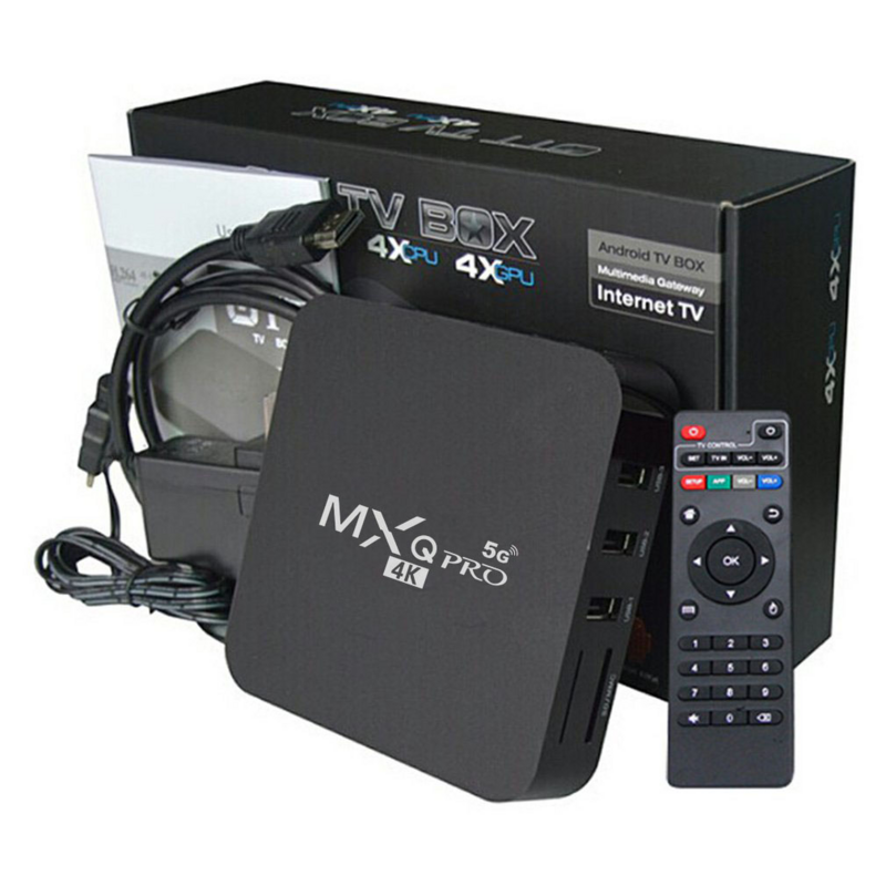 Decodificador de señal 5G 4K 1080p, dispositivo de TV inteligente, Android, compatible con Ethernet, WiFi 2,4G, red inalámbrica, reproductor multimedia, TV